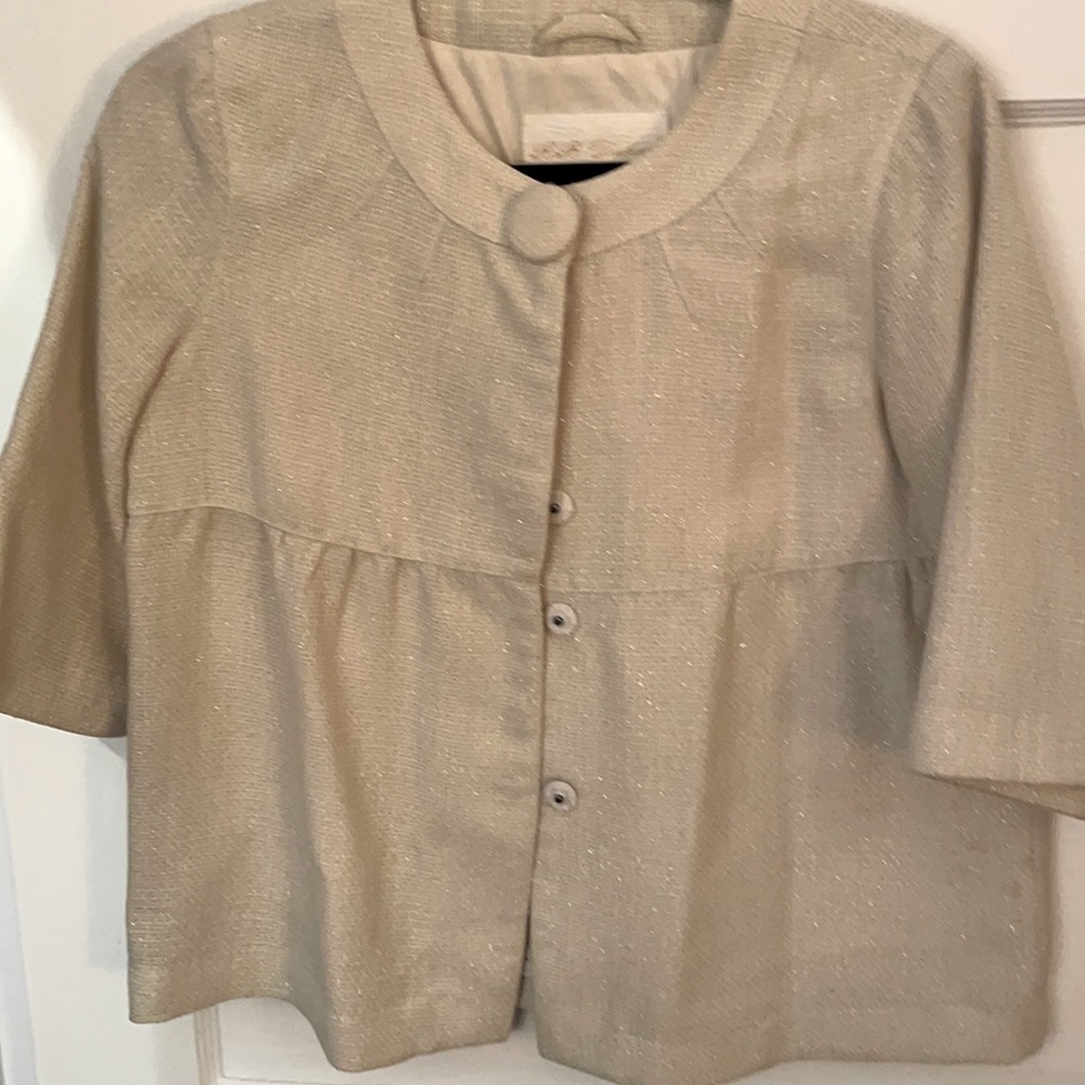 BB Dakota Metallic Short Swing Coat M
